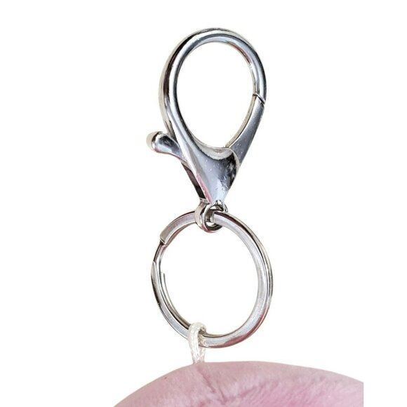 Sanrio Plush Burger Charm Clip Kidrobot Jacket Backpack Zipper Pull Key LALA - Picture 8 of 9